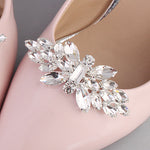 NZ Bridal 1 Pair Rhinestone DIY Shoe Clip Charms Hand-studded Wedding High Heels Buckle Accessories