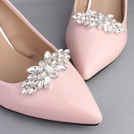 NZ Bridal 1 Pair Rhinestone DIY Shoe Clip Charms Hand-studded Wedding High Heels Buckle Accessories