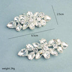 NZ Bridal 1 Pair Wedding Shoe Clip Hand-studded Rhinestone Shoes Buckle Accessories