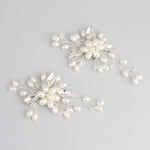 NZ Bridal 1 Pair Detachable Shoe Clip Imitation Pearl Rhinestone Wedding Shoes Buckle Accessories