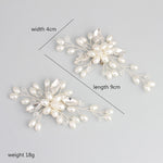 NZ Bridal 1 Pair Detachable Shoe Clip Imitation Pearl Rhinestone Wedding Shoes Buckle Accessories