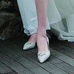 NZ Bridal 1 Pair Luxury Rhinestone Detachable Shoe Clip Wedding Shoes Buckle Accessoriesa