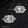 NZ Bridal 1 Pair Shoe Clip Buckle Rhinestone Pearl Decoration Wedding Shoes Buckle Bridal Jewelry