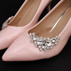 NZ Bridal 1 Pair Rhinestones Shoe Buckles Elegant Bride Wedding Shoes Buckle Flower Jewelry