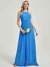 Water Blue Chiffon Bridesmaid Dress Sarah