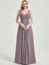 Dusk Chiffon Fabric Bridesmaid Dress