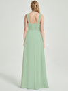 Chiffon Sweetheart Neckline Bridesmaid Dress With A-line Silhouette