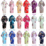  Floral Silk Bridal Party Robes Bridesmaid Robes in different colors