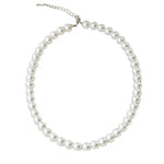 Classic Pearls Necklace Combination With Infintiy Wrap Gown