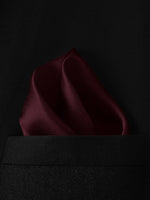 NZBridal Men's Pocket Square Handkerchief Cabernet d