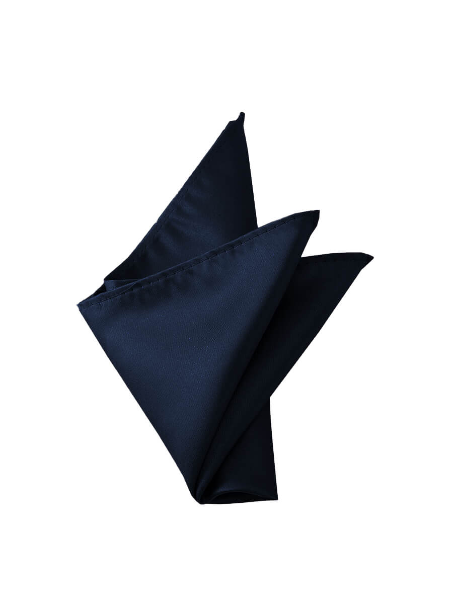 NZBridal Men's Pocket Square Handkerchief Dark Navy c