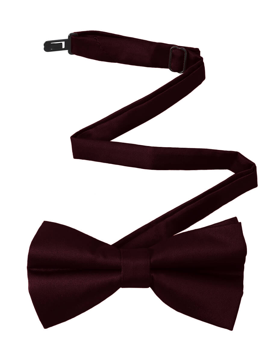 NZ Bridal Neckties Men Bow Tie Adult Cabernet