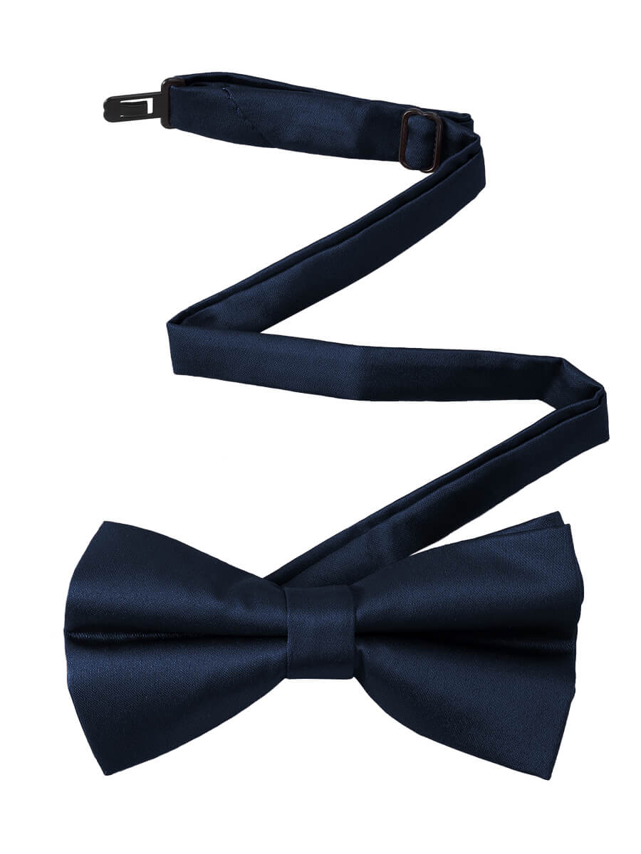 NZ Bridal Neckties Men Bow Tie Adult Dark Navy