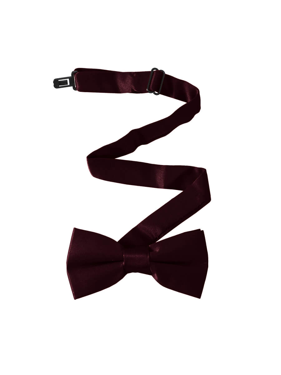 NZ Bridal Neckties Men Bow Tie Adult Cabernet