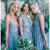 Slate Blue Infinity Wrap Dresses NZ Bridal Convertible Bridesmaid Dress One Dress Endless possibilities