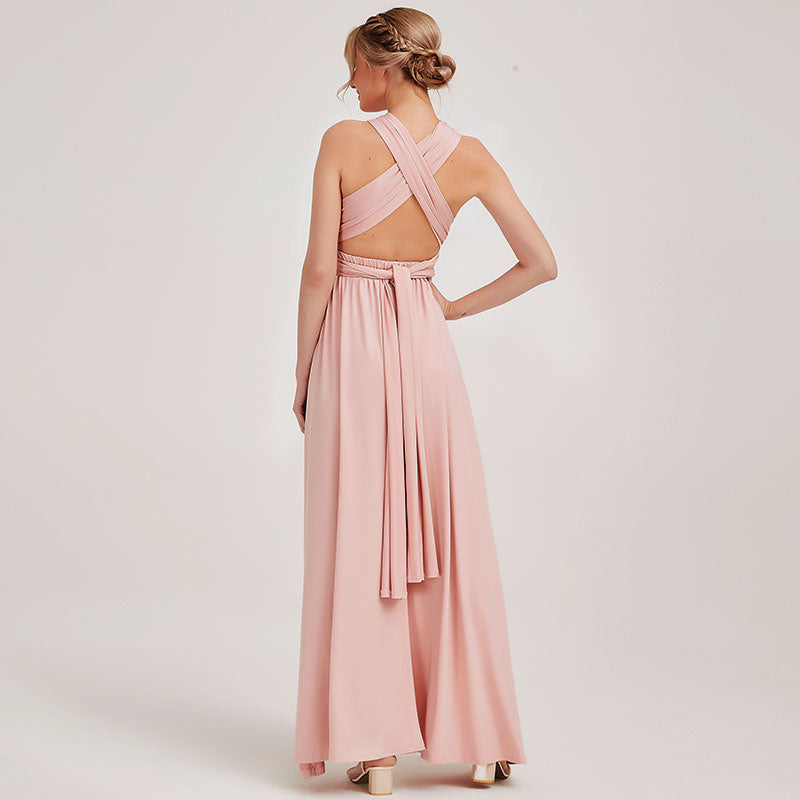 [Final Sale]Dusty Pink Infinity Bridesmaid Dress - Lucia from NZ