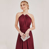 Wine Red Infinity Wrap Dresses NZ Bridal Convertible Bridesmaid Dress One Dress Endless possibilities