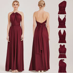 Burgundy Infinity Wrap Dresses NZ Bridal Convertible Bridesmaid Dress One Dress Endless possibilities