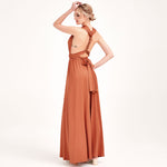 Burnt Orange Infinity Wrap Dresses NZ Bridal Convertible Bridesmaid Dress One Dress Endless possibilities
