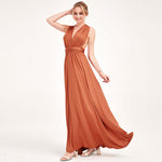 Burnt Orange Infinity Wrap Dresses NZ Bridal Convertible Bridesmaid Dress One Dress Endless possibilities