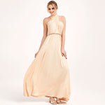 [Final Sale] Champagne Infinity Wrap Maxi Bridesmaid Dress