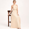 [Final Sale] Champagne Infinity Wrap Maxi Bridesmaid Dress