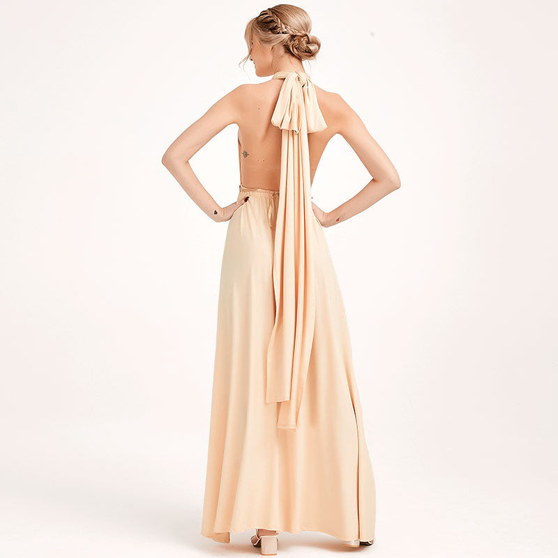 [Final Sale]Champagne Gold Infinity Bridesmaid Dress - Lucia from NZ Bridal