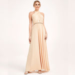 Champagne Infinity Wrap Dresses NZ Bridal Convertible Bridesmaid Dress One Dress Endless possibilities