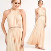 [Final Sale] Champagne Infinity Wrap Maxi Bridesmaid Dress