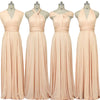 [Final Sale] Champagne Infinity Wrap Maxi Bridesmaid Dress