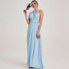 Cornflower Blue Infinity Wrap Convertible Beach Wedding Bridesmaid Dresses