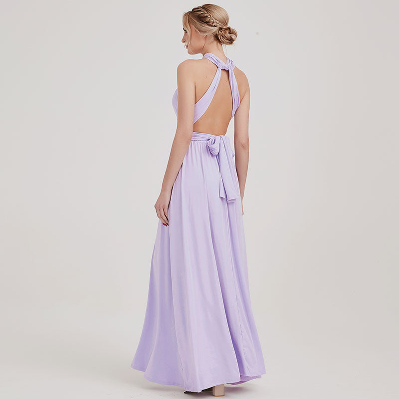 Dusty Purple Infinity Wrap Dresses NZ Bridal Convertible Bridesmaid Dress One Dress Endless possibilities