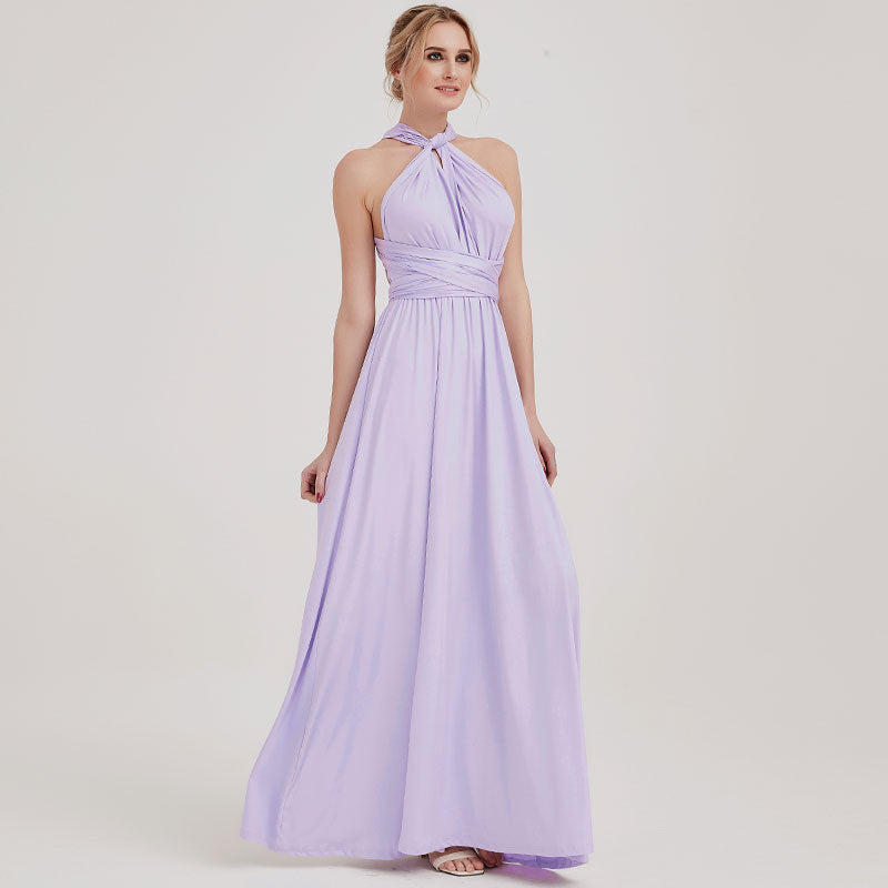 lilac infinity bridesmaid dress Dusty Lilac Bridesmaid Dress Matte Satin Size Small
