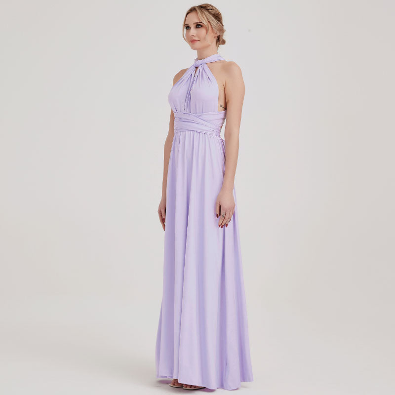 Dusty Purple Infinity Wrap Dresses NZ Bridal Convertible Bridesmaid Dress One Dress Endless possibilities