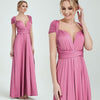 Dusty Rose Infinity Wrap Dresses NZ Bridal Convertible Bridesmaid Dress One Dress Endless possibilities