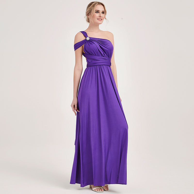 Grape Infinity Wrap Dresses NZ Bridal Convertible Bridesmaid Dress One Dress Endless possibilities