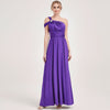 Grape  Wrap-around Convertible Beach Wedding Bridesmaid Dresses