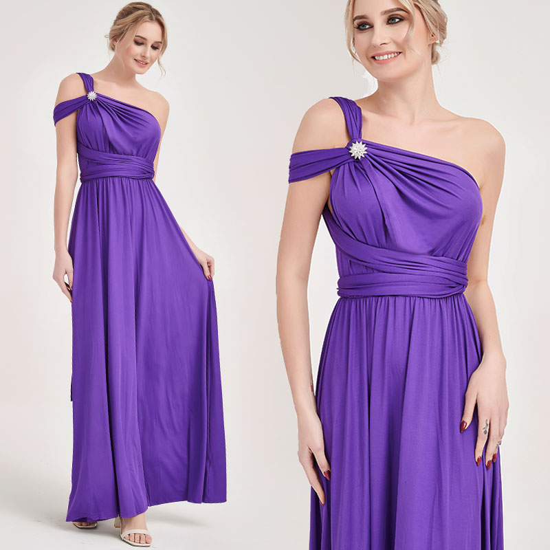 Grape Infinity Wrap Dresses NZ Bridal Convertible Bridesmaid Dress One Dress Endless possibilities