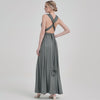 Grey Multi Convertible Versatile Wedding Bridesmaid Dresses