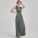 Grey Multi Convertible Versatile Wedding Bridesmaid Dresses