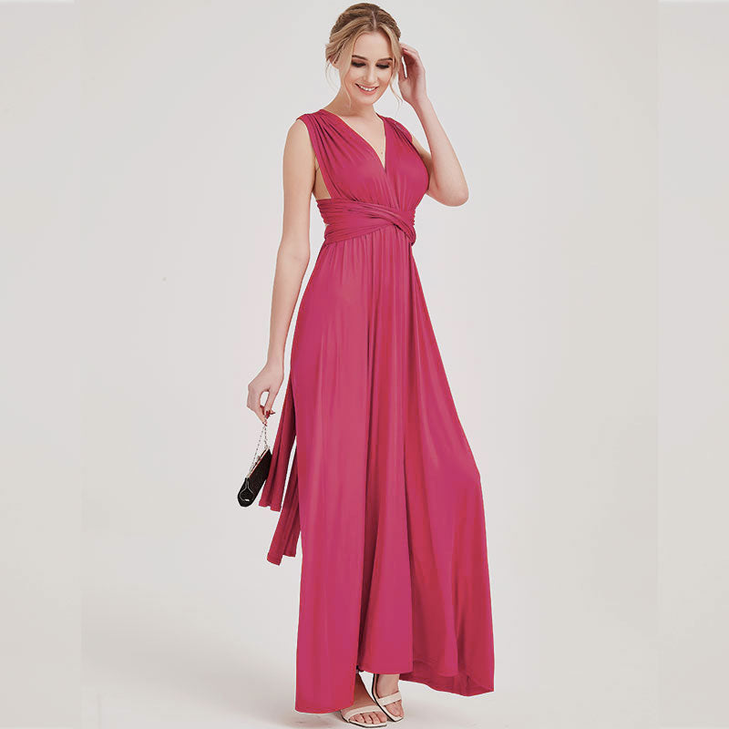 Hot Pink Multiway Wrap Bridesmaid Dresses Magenta Convertible Maxi Dress Regular Size 1 (AU 4~14 /US 0~10) / Hot Pink / One Bandeau Included Hot Pink Multiway Wrap Bridesmaid Dresses Magenta Convertible Maxi Dress Regular Size 1 (AU 4~14 /US 0~10) / Hot Pink / One Bandeau Included