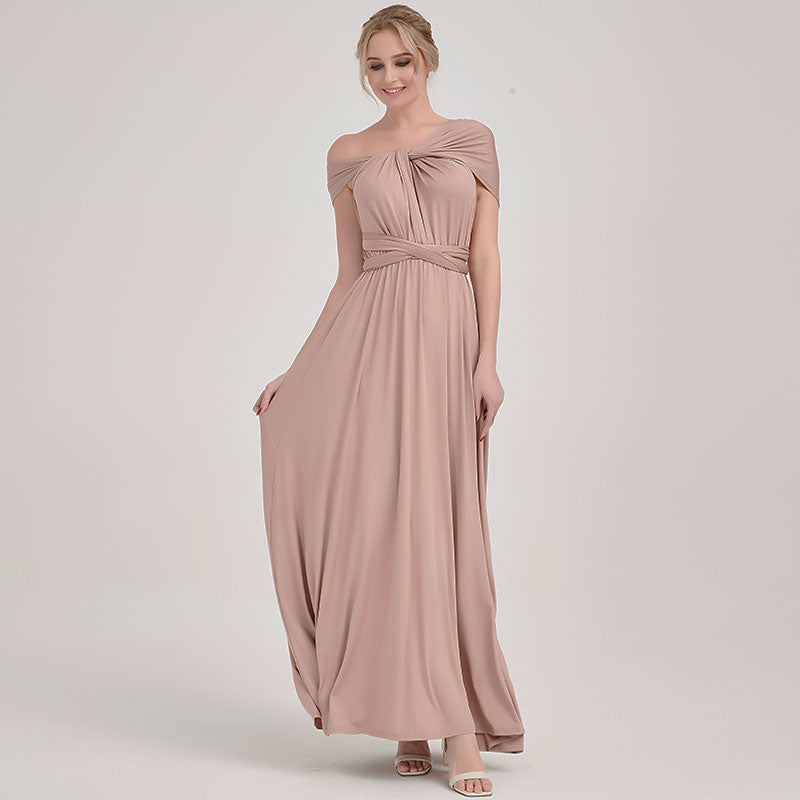 Mocca Endless Ways Beach Wedding Bridesmaid Dress