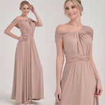 Mocca Gown Infinity Wrap Dresses NZ Bridal Convertible Bridesmaid Dress One Dress Endless possibilities