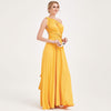 Mustard Yellow Gown Infinity Wrap Dresses NZ Bridal Convertible Bridesmaid Dress One Dress Endless possibilities