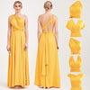 Mustard Yellow Gown Infinity Wrap Dresses NZ Bridal Convertible Bridesmaid Dress One Dress Endless possibilities