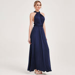 Navy Blue Infinity Wrap Dresses NZ Bridal Convertible Bridesmaid Dress One Dress Endless possibilities