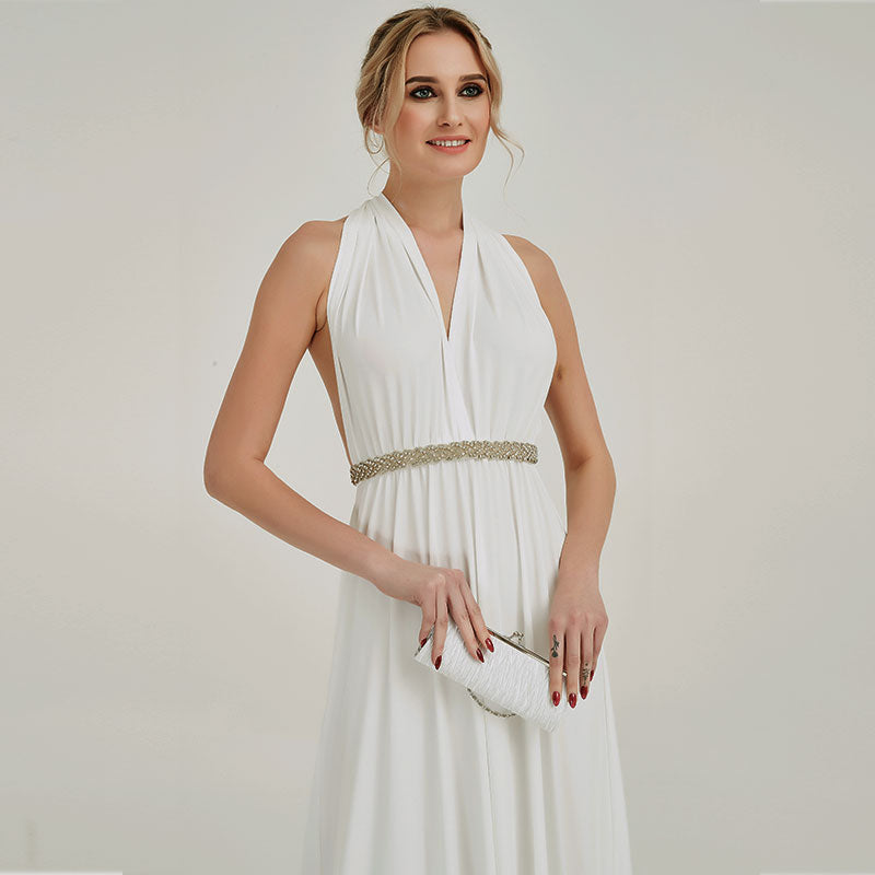 Off White Endless Ways Convertible Beach Wedding Bridesmaid Dresses