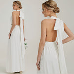 Off White Endless Ways Convertible Beach Wedding Bridesmaid Dresses