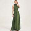 Olive Green Endless Ways Convertible Beach Wedding Bridesmaid Dresses