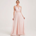 Pale Rose Gown Infinity Wrap Dresses NZ Bridal Convertible Bridesmaid Dress One Dress Endless possibilities